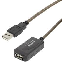 Cabo Extensor USB 2.0 Amplificado 5,0 Metros