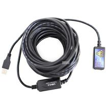 Cabo Extensor Usb 2.0 Amplificador Repetidor 20 Metros Faz Cabo Extensor Usb 2.0 Amplificador Repetidor 20 Metros Faz
