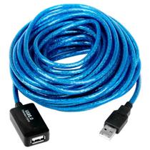 Cabo Extensor USB 2.0 Ativo - 15 metros (A macho / A fêmea)