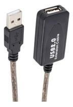Cabo Extensor Usb 2.0 Ativo Amplificado 10m Macho Fêmea Cabo Extensor Usb 2.0 Ativo Amplificado 10m Macho Fêmea