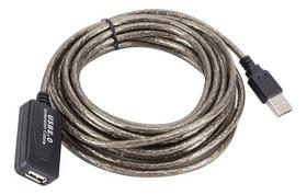 Cabo Extensor Usb 2.0 Filtro Am/af 10 Metros Extensão Hub