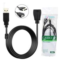 Cabo Extensor Usb 2.0 Macho X Femea 2 Metros Extensão Usb