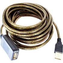 Cabo Extensor USB 2.0 Macho X Fêmea Com Filtro 10M Storm F002