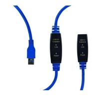 Cabo Extensor Usb 3.0 Macho/femea C/ Repetidor De Sinal 10m