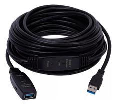 Cabo Extensor Usb Amplificado Versao 3.0 Ativo 30 Metros