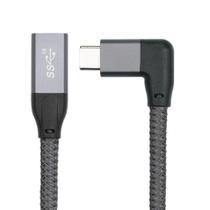 Cabo Extensor USB-C 50 Cm Gen 2 10G extensão USB-C 4K60HZ