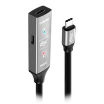 Cabo Extensor USB-C Macho/Fêmea - 15 Metros - 5Gbps - Preto - Comtac - 20129423