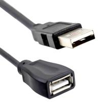 Cabo Extensor USB de 5 Metros AM+AF Macho x Fêmea com Filtro contra Interferências Preto NT 03934