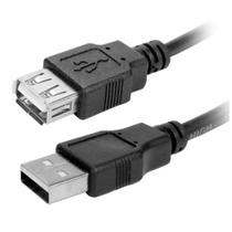 Cabo Extensor Usb Fêmea / Macho 6 1.8m Belkin - Preto Novo