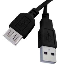 Cabo Extensor USB Niquelado AM/AF 5m - Preto - MD9 - 4455