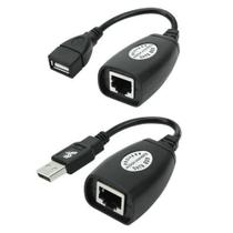 Cabo Extensor USB via Cabo de Rede - SOLUCAO