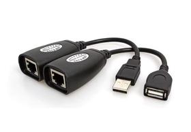 Cabo Extensor USB via Cabo RJ45 Cat5/Cat6 - Até 45 Metros