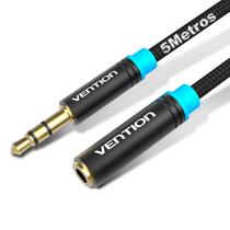 Cabo Extensor Vention P2 Macho X P2 Fêmea 5m 5 Metros C/ Nf