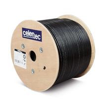 Cabo externo celertec CAT6 500 pés 23AWG de cobre puro sólido
