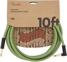 Cabo Fender Festival H. Instrument Cable verde Cabo Fender Festival H. Instrument Cable verde