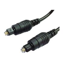 Cabo Fibra Optica Para Audio 2,2Mm Toslink/ Toslink 5M Preto