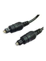 Cabo Fibra Optica Para Audio 2,2Mm Toslink/ Toslink 5M Preto