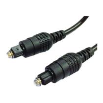 Cabo Fibra Optica para Audio 2,2MM TOSLINK/ Toslink Preto 3M