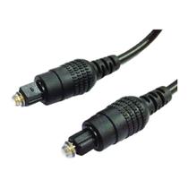 Cabo Fibra Optica Para Audio 2,2Mm Toslink/ Toslink Preto 3M