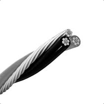 Cabo/fio De Alumínio Triplex 10mm Rolo Com 100 Metros