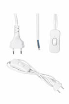 Cabo Fio Elétrico 1.50 m para Abajur e Luminária com Interruptor Liga/Desliga Integrado Cabo Fio Elétrico 1.50 m para Abajur e Luminária com Interruptor Liga/Desliga Integrado