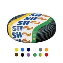 Cabo Fio Elétrico Sil Flexível 6mm Flexsil 25m 750V Preto