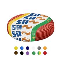 Cabo Fio Elétrico Sil Flexível 6mm Flexsil 25m 750V Vermelho