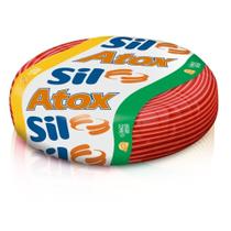 Cabo Fio Elétrico Sil Flexível de Cobre 4mm 50m Vermelho