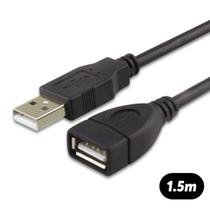 Cabo Fio Extensor Usb 2.0 De 1.5M 1.5 Metros Com Filtro