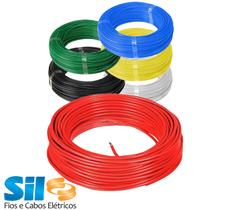 Cabo Fio Flexível Sil Cores - 2,5mm Rolo Com 50 Metros