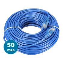 Cabo Fio Internet Rede 50 Metros C/conector Nas Pontas Rj45