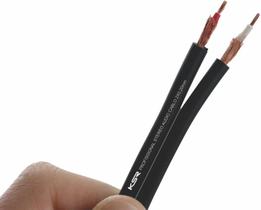 Cabo Fio Phillips De Audio Estereo com Malha 2x0,20mm Ksr P20 Cabo Fio Phillips De Audio Estereo com Malha 2x0,20mm Ksr P20