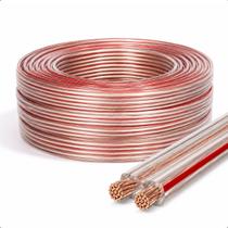 Cabo Fio Rolo paralelo 100 Metros 2 vias 2x1 em Pvc cobre Para Instalação Som Automotivo CRk Cristal Cabo Fio Rolo paralelo 100 Metros 2 vias 2x1 em Pvc cobre Para Instalação Som Automotivo CRk Cristal