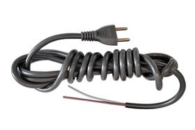 Cabo Fio Secador Cabelo 2x1,5x3mt 16A Taiff Cinza