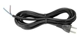 Cabo Fio Secador Cabelo 3m 10A Mega/Gama/Parlux/MQ