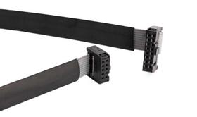 Cabo flat 10-16 vias placa black netter para painel 2 teclas Cabo flat 10-16 vias placa black netter para painel 2 teclas