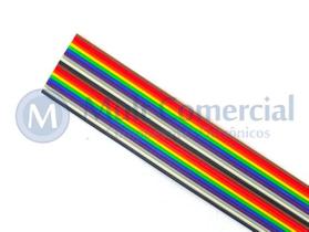 Cabo Flat Colorido 28AWG 20 Vias DS-1058-20M28 - Rolo com 30 Metros Cabo Flat Colorido 28AWG 20 Vias DS-1058-20M28 - Rolo com 30 Metros