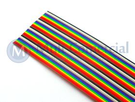 Cabo Flat Colorido 28AWG 34 Vias DS1058-34M28 - Rolo com 30 Metros Cabo Flat Colorido 28AWG 34 Vias DS1058-34M28 - Rolo com 30 Metros