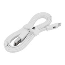 Cabo Flat Lightning Carregador Dados Branco - 1,20m