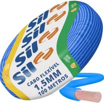 Cabo Flex 750V 1.50 100M Azul Sil