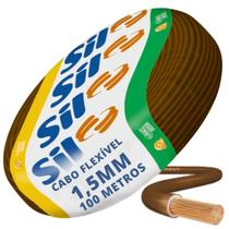 Cabo Flex 750V 1.50 100M Marrom Sil Cabo Flex 750V 1.50 100M Marrom Sil