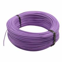 Cabo Flex. Automotivo 1.00mm Roxo Rolo 100m - Cód.9265