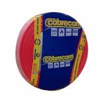 Cabo Flexicom 10mm Vermelho Rolo 5 Metros Cobrecom