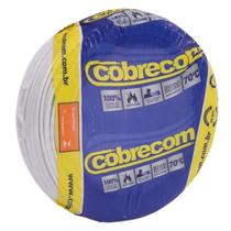 Cabo Flexicom 750V - 6,00mm² Branco - Rolo 50m - Cobrecom