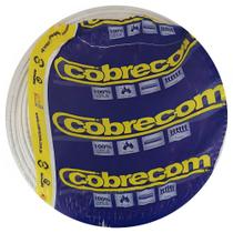 Cabo Flexicom de Cobre 6,0mm 750 Volts Branco com 100 Metros - 1150703401 - COBRECOM