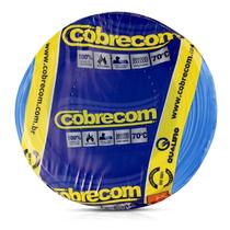 Cabo flexivel 10,0 mm2 az 100 metros cobrecom