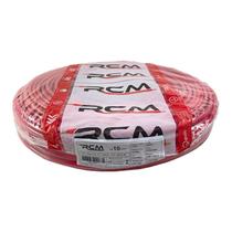 Cabo Flexível 10,00MM 750V Vermelho Rolo Com 100M RCM
