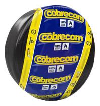 Cabo Flexivel 10mm 100 Metros Pt Cobrecom Preto