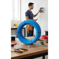 Cabo Flexível 10mm 750V Rolo 100m Azul - Segurança e Conduti