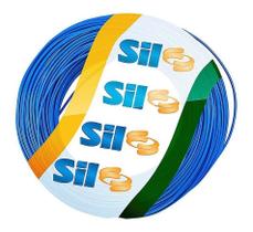 Cabo Flexível 10mm Azul Sil - 100 Metros